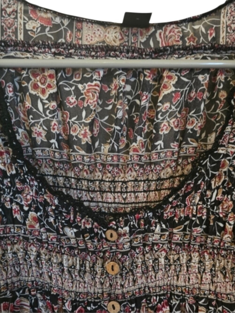 Boho Gypsy Loose Fit Top - Picture 8 of 10
